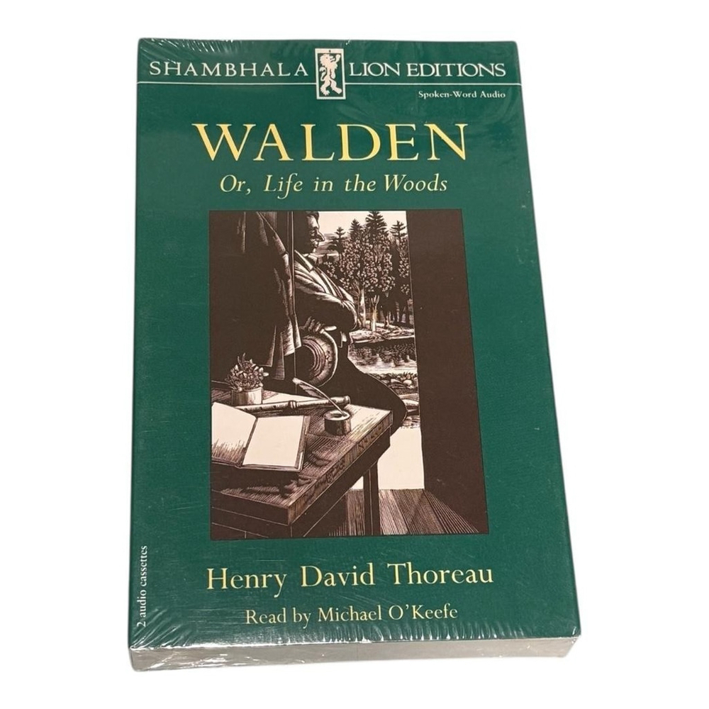 Walden Or, Life in the Woods Henry David Thoreau Audio Cassette 2 Tapes Sealed